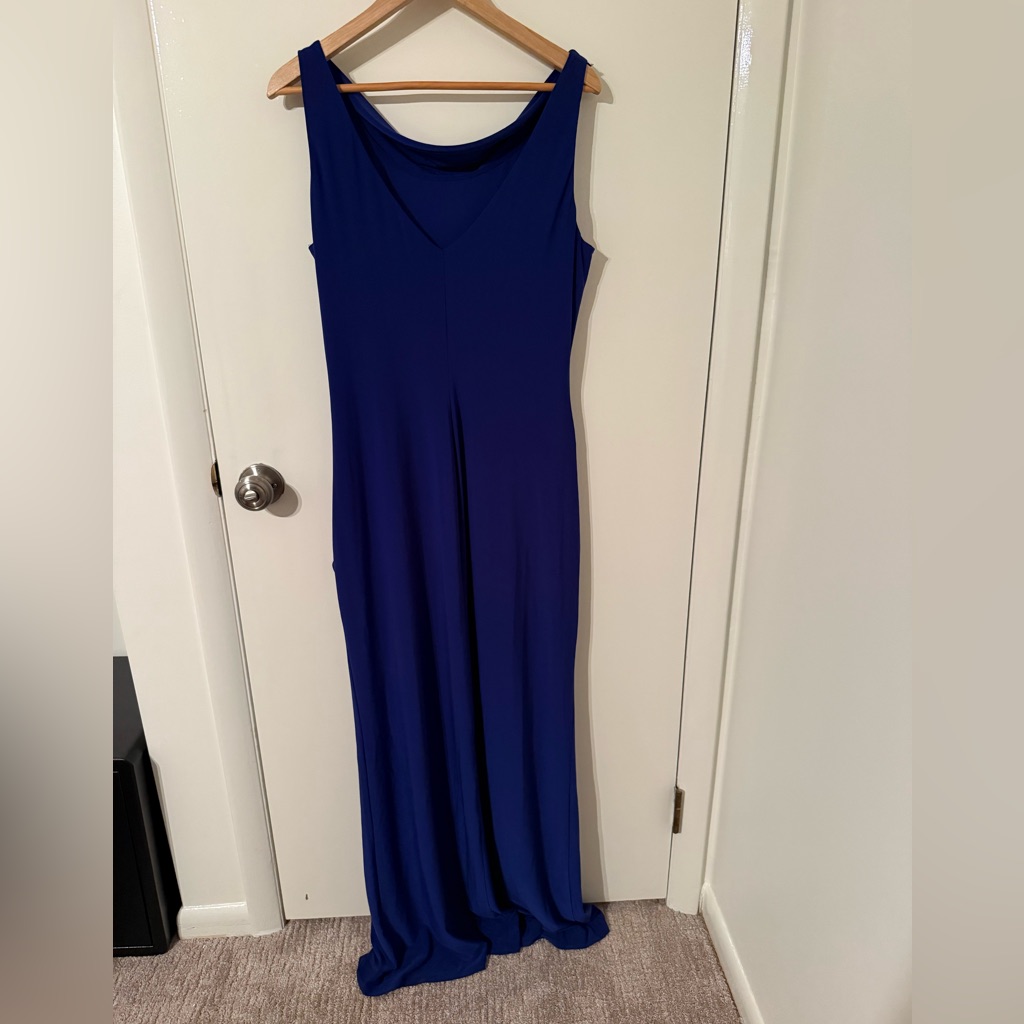 Lauren By Ralph Lauren Maxi Blue Dress